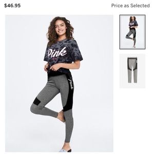 New Pink Leggings Size Large